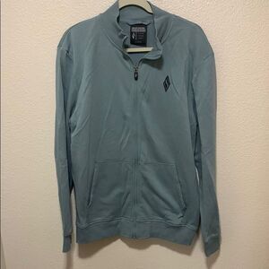 Skechers Blue Zip-Up Sweatshirt with Stand-Up Collar